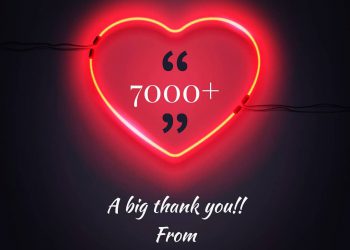 7K+ finally Thank You very much everyone for your all time support. Wanna reach 10K ASAP.